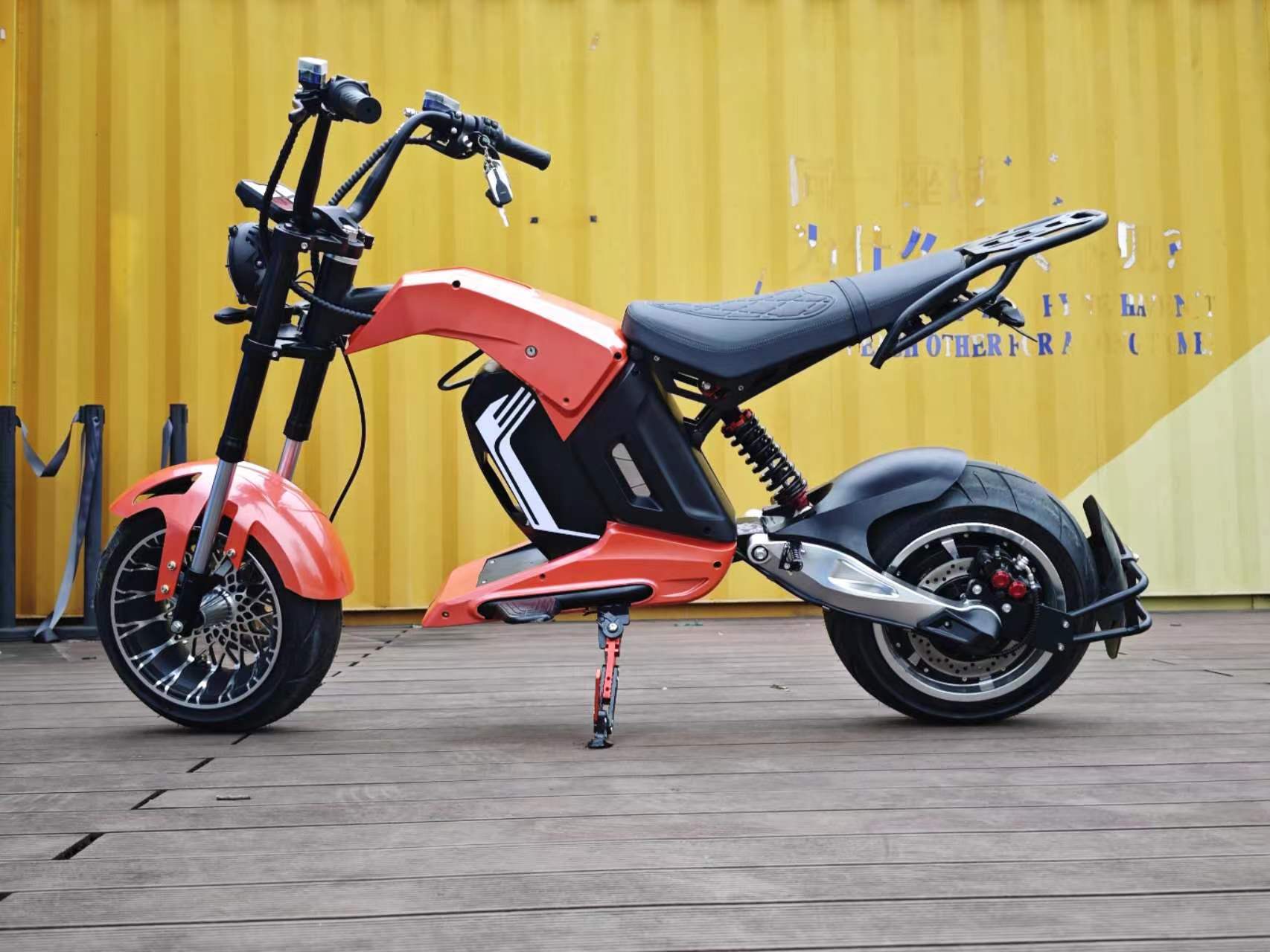 Eec, Dot Harley Electric Scooter Adult Mobility Scooter Overseas Delivery Two-Wheeled Motorcycle Hm-8 Electric Scooter Battery Vehicle