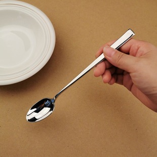 Ve Accessible Luxury 18/10 Stainless Steel Stirring Spoon Ice Honey Stirring Spoon Long Spoon 304 Dessert Spoon