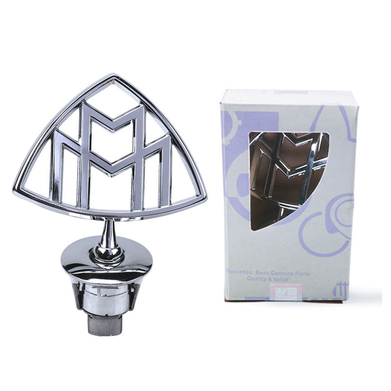 Suitable for Mercedes-Benz Maybach Original Car Logo S480 Vertical Logo S560 Logo S450 Logo Gls480 Front Logo S-Class Modification