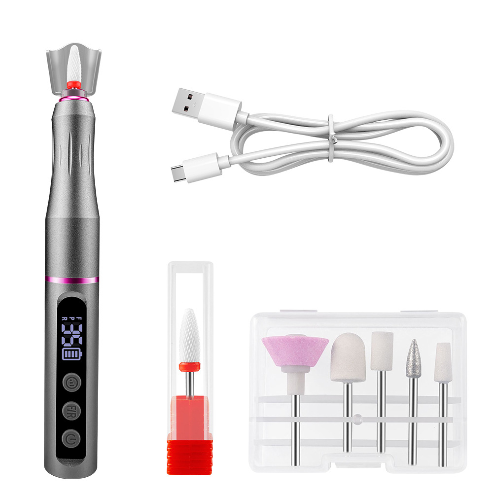 Mutilador de uñas eléctrico portátil de uñas profesional de reparación de uñas y eliminación de uñas de uñas de todo tipo image 10