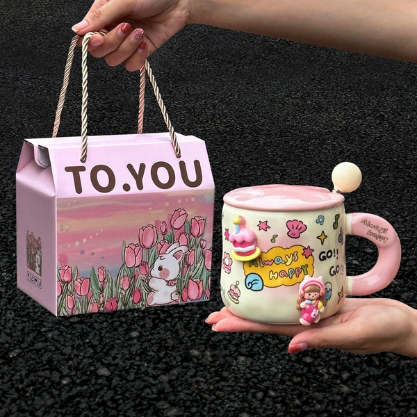 Zhizhi Sauce Cup [Tulip Sea of Flowers Suitable Box]