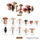 Beech Mushroom Stacking Toy Baby Early Education Educational Building Blocks Toy Children's Balanced Stacking suit