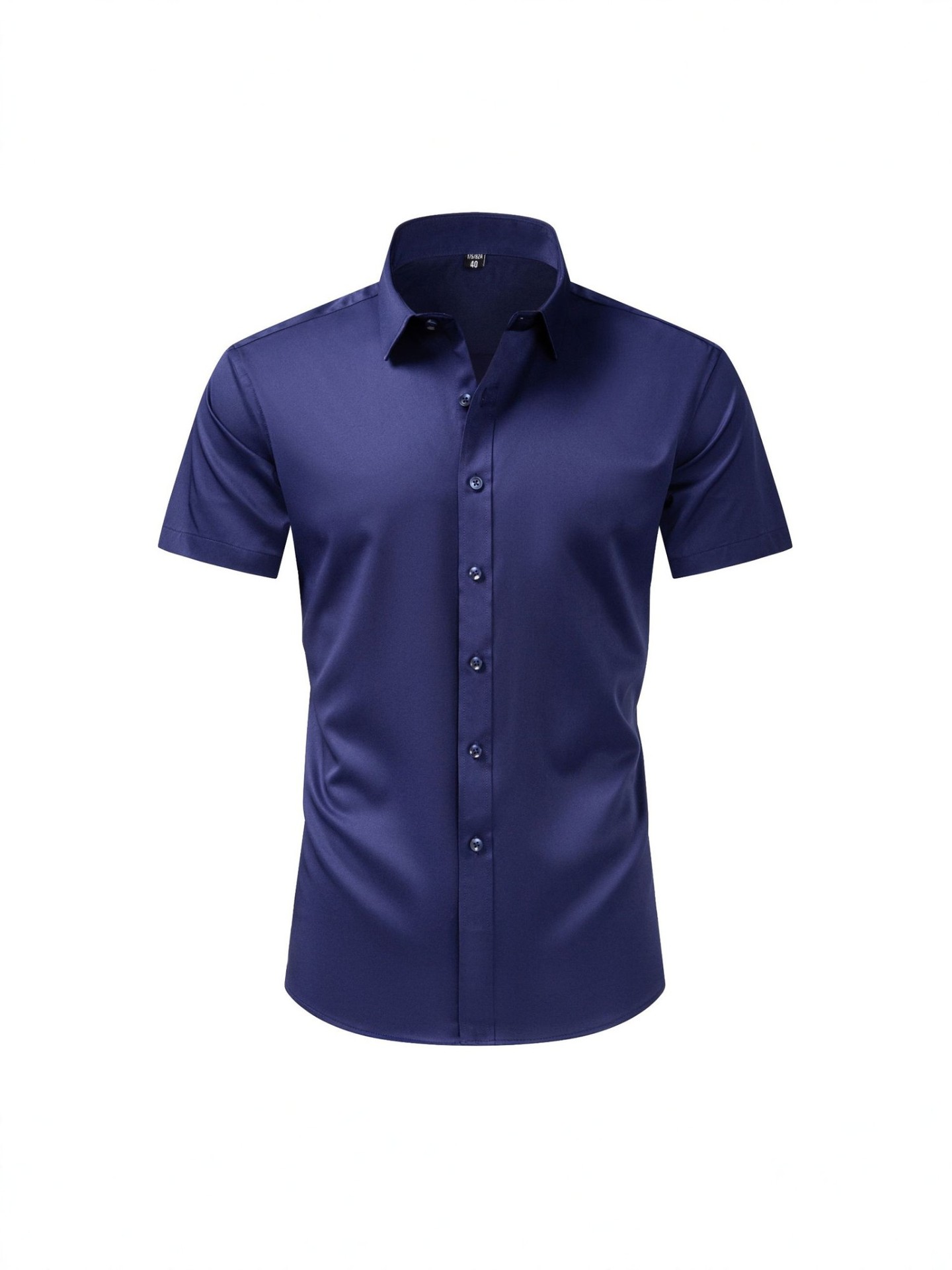 solid color elastic fashionable shirt