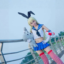 舰队舰娘Collection岛风COS学生装全套cosplay裙子套装