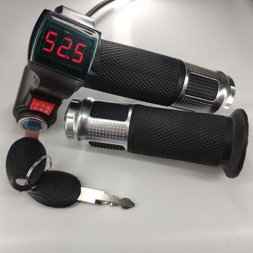 Screen lock for red screen + three-speed electric bike handlebar controller throttle grip