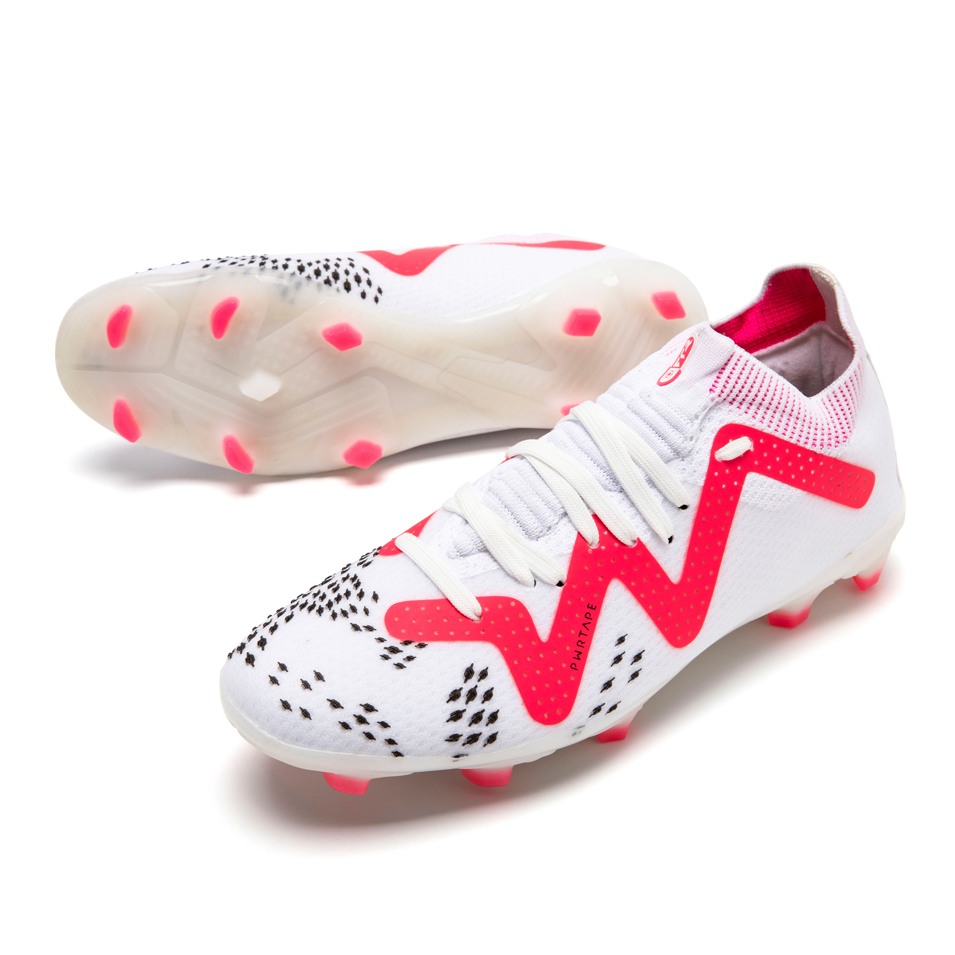 Pavo largo-rosa blanco