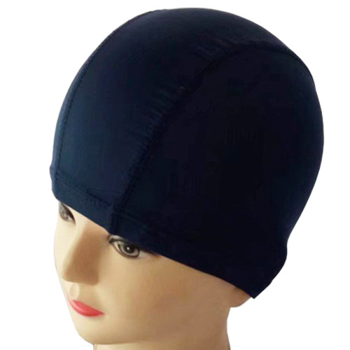 Swimming caps for adults, children's and men's unisex elastic fabric swimming caps wholesale, solid color girls' diving caps that do not tie the head
