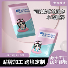 婴儿纯水湿巾小包儿童婴幼儿清洁迷你湿纸巾便携小包10片装湿巾