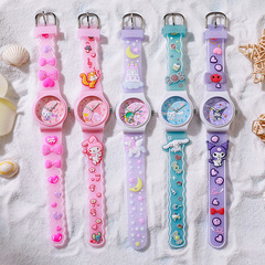 New Cute Cartoon Children's Watches Jelly Sanrio Elementary School Watches Quartz Watches for Boys and Girls Gifts