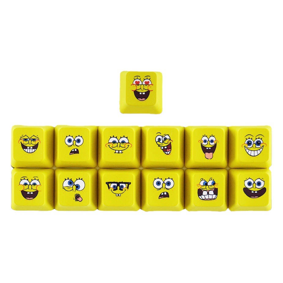 WASD dirección clave sublimación keycap color suplemento RGBY personalidad color a juego PBT teclado mecánico keycap