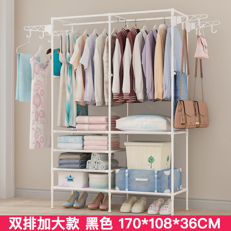 복열 옷걸이 화이트[후크 4개]