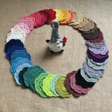 Крючок для вязания ручной работы, кофейный настольный коврик, посуда, реквизит для фотографии, 10см