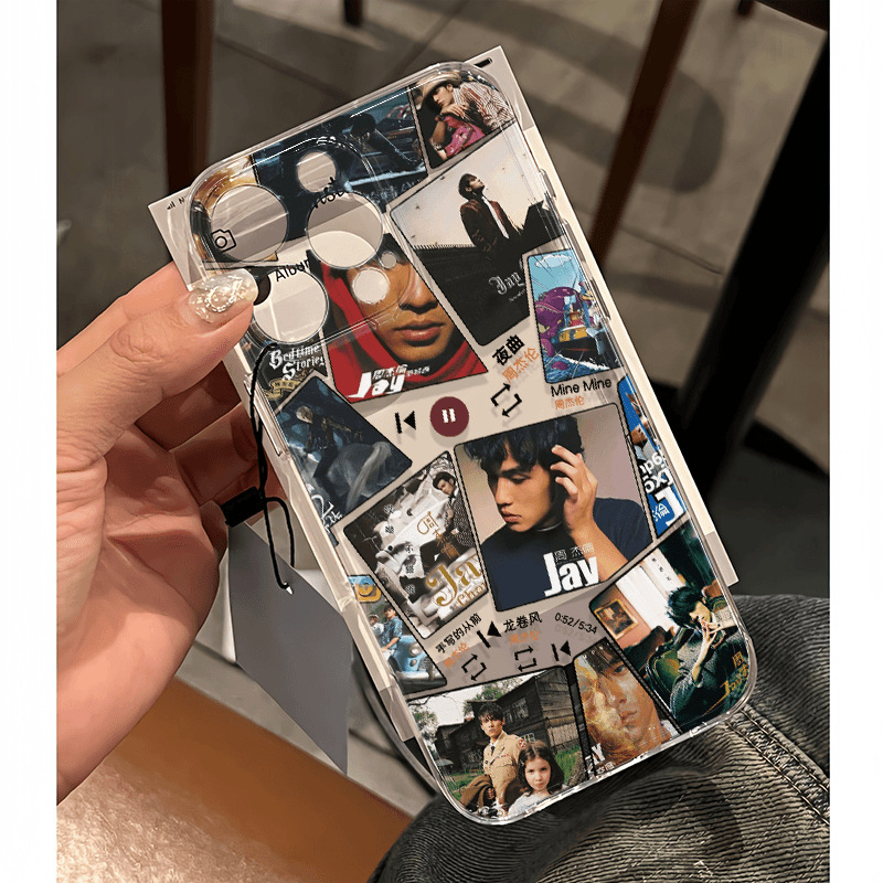 Jay Jay cover for Apple 16PROMAX mobile phone case iPhone14 anti-fall 13 explosions 15 soft case X