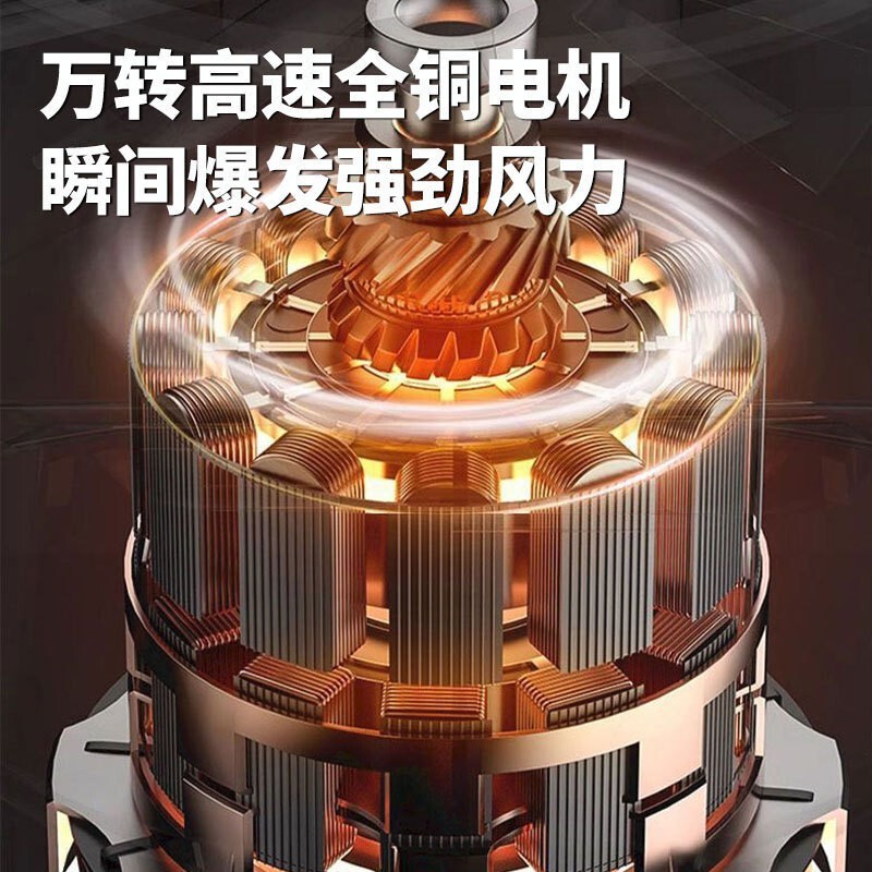 跨境爆款电动吹风机工业大功率锂电鼓风机家用吹雪机锂电暴风机|undefined