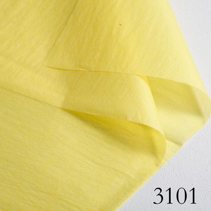 Papel perlado de color de 17g en stock para relleno de ropa, papel de calco grueso, papel fino semitransparente, blanco.