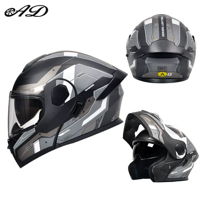 Motosiklet kaskı (dəbilqə) – Helmet for All Seasons, Electric Vehicle - dot3c-matt-black-gundam-hd-mirror-m-size-55-56cm