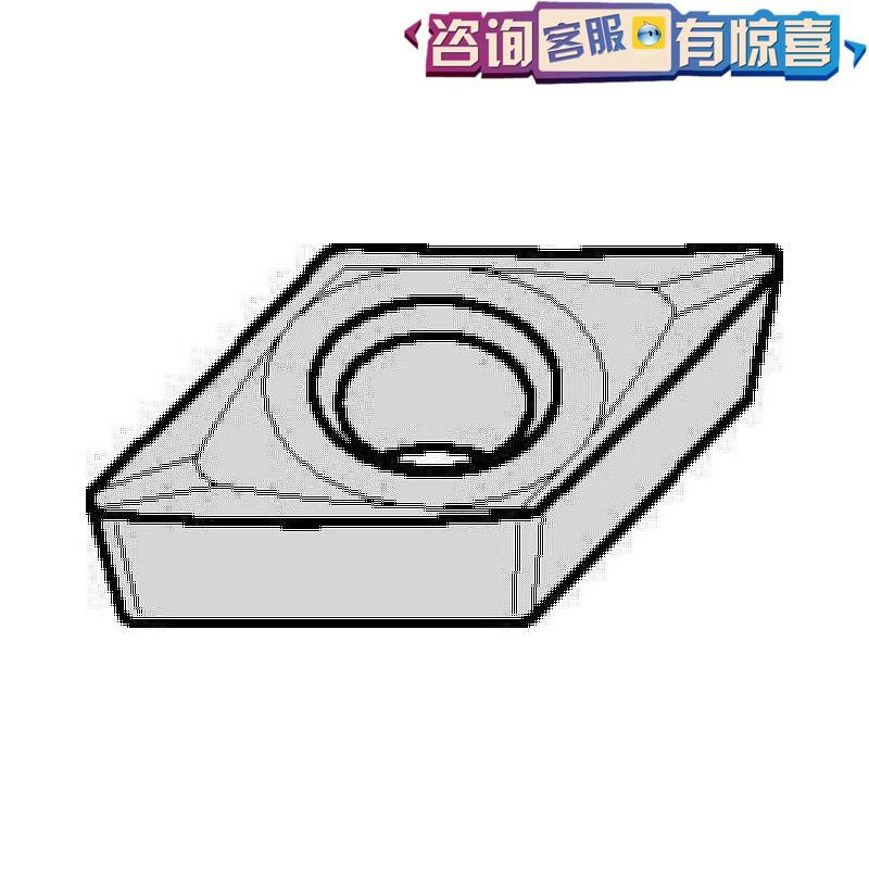 肯纳DCGT11T304HP KC5410车刀片优势正品螺纹接口硬质合金