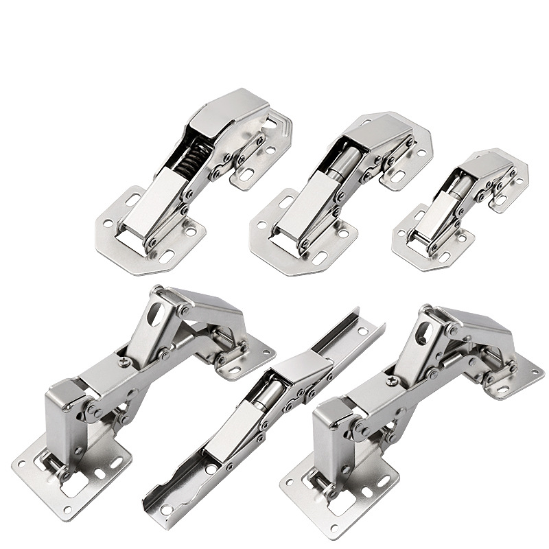 Bisagra sin perforaciones, bisagra de rana de puente sin aberturas, amortiguador de amortiguación, armario, bisagra de amortiguación hidráulica