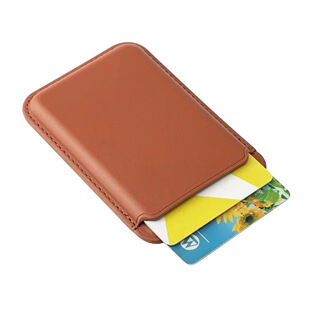 Factory Hot Sale Suitable for Magsafe Magnetic Apple 17 Official Leather Card Holder N52 Strong Magnetic Animation Pop-Up Window