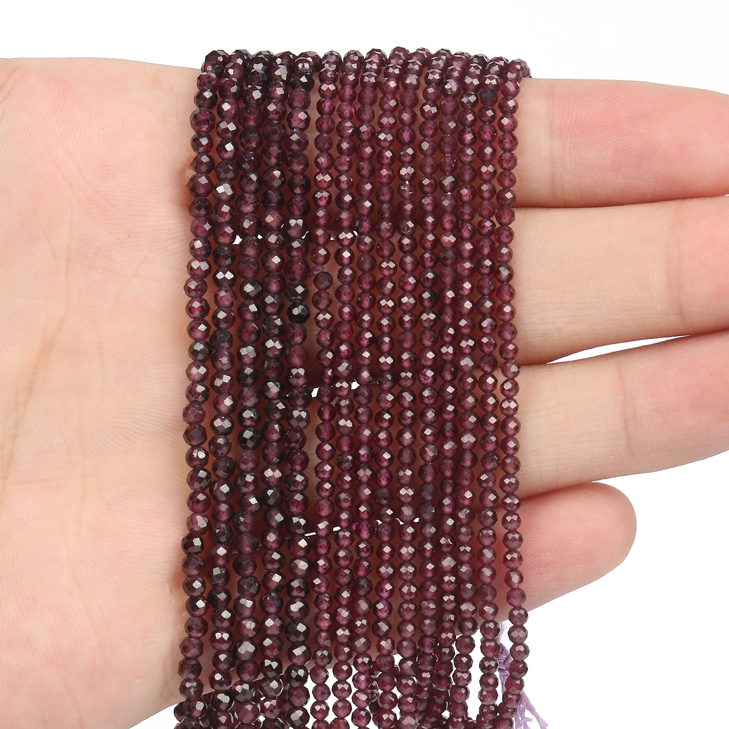 1 Piece 35-40cm Diameter 3mm Diameter 4mm Stone Round Beads display picture 3