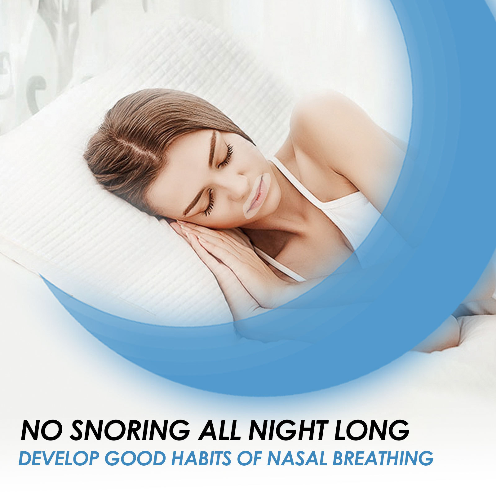 South Moon Anti-Snoring Sleep Patch Open mouth breathing and closed mouth anti-snoring anti-snoring sleep patch_voghion.com