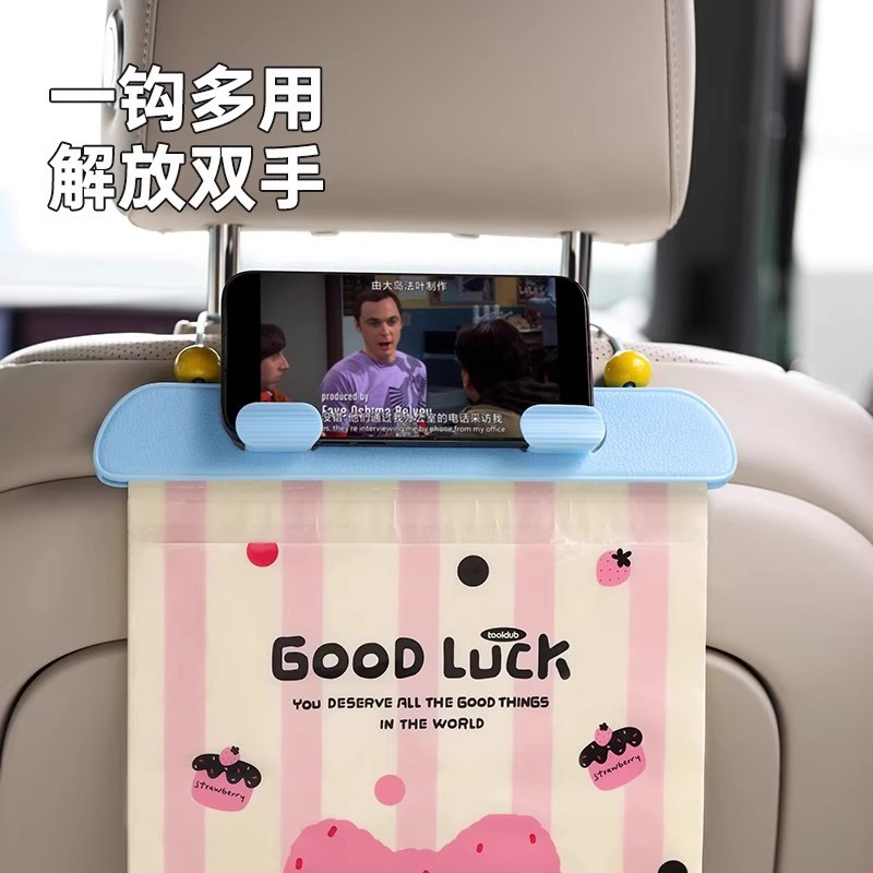 Bolsa de basura montada en automóviles colgable en automóviles contenedor de basura interior bolsa de limpieza portátil bolsa de basura interior para automóviles