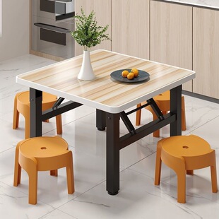 Folding Table Square Dining Table Outdoor Low Table Street Stall Table Household Foldableable Dining Table Small Square Table