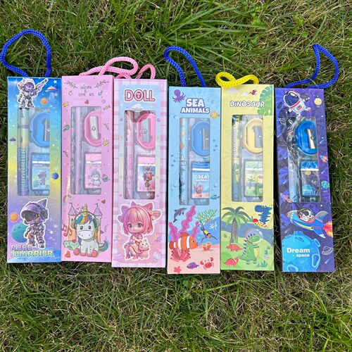 8010 Children's Stationery Gift Pencil Set Gift Box Primary School Kindergarten Birthday Gift Children's Day Gift