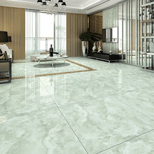 翡翠玉地砖800x800客厅瓷砖通体大理石背景墙砖防滑地板砖 绿色
