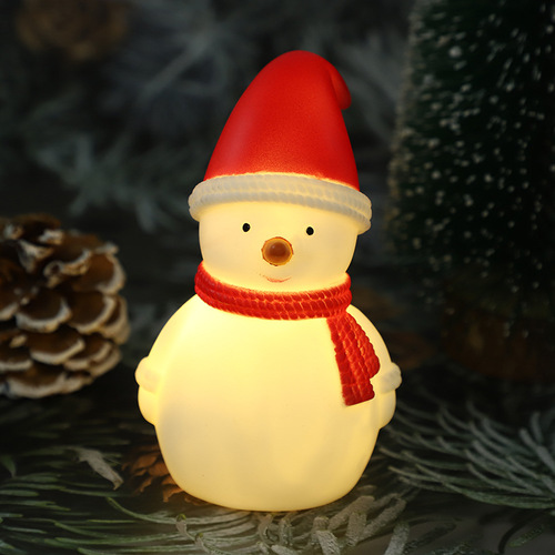创意圣诞老人发光玩具精美小夜灯家居摆件网红风个性氛围灯小礼品