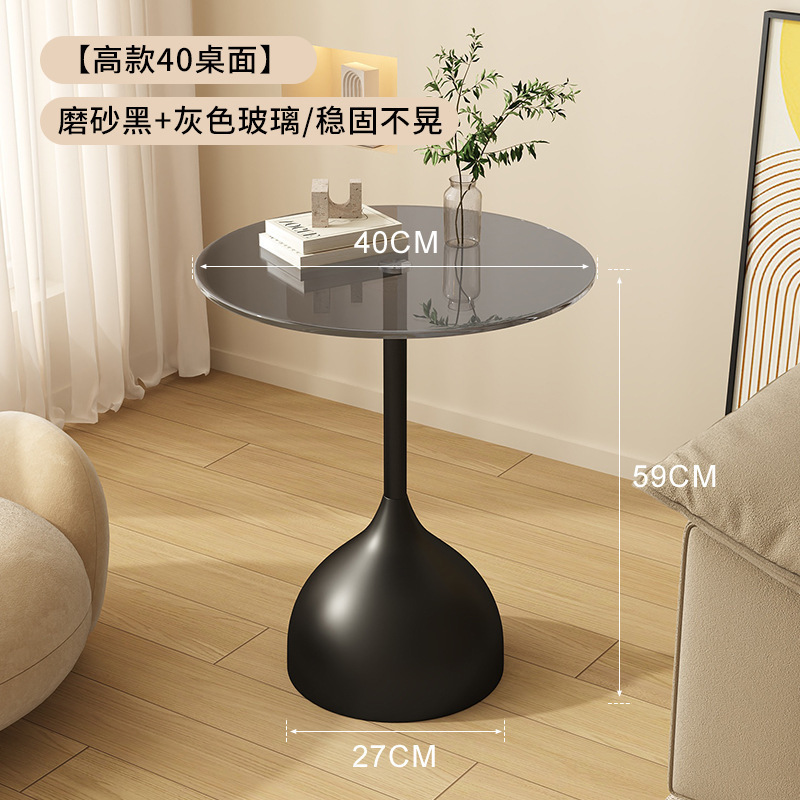 インターネットセレブサイドテーブルミニコーヒーテーブルモダンシンプルな小さなラウンドテーブルソファサイドテーブルベッドサイド収納テーブルアイアンベッドサイドテーブル|undefined