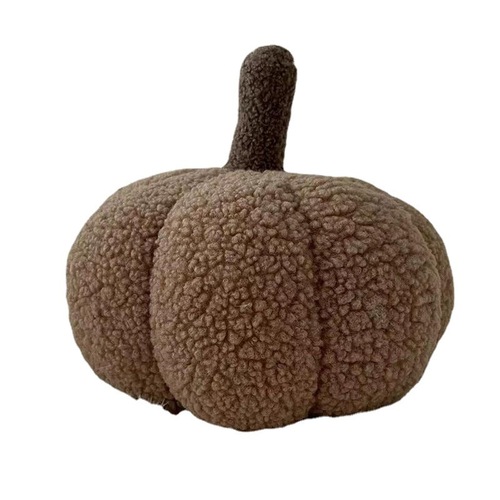 Cushion in Nordic light luxury style, patchwork pumpkin sofa cushion, plush pumpkin toy home decoration