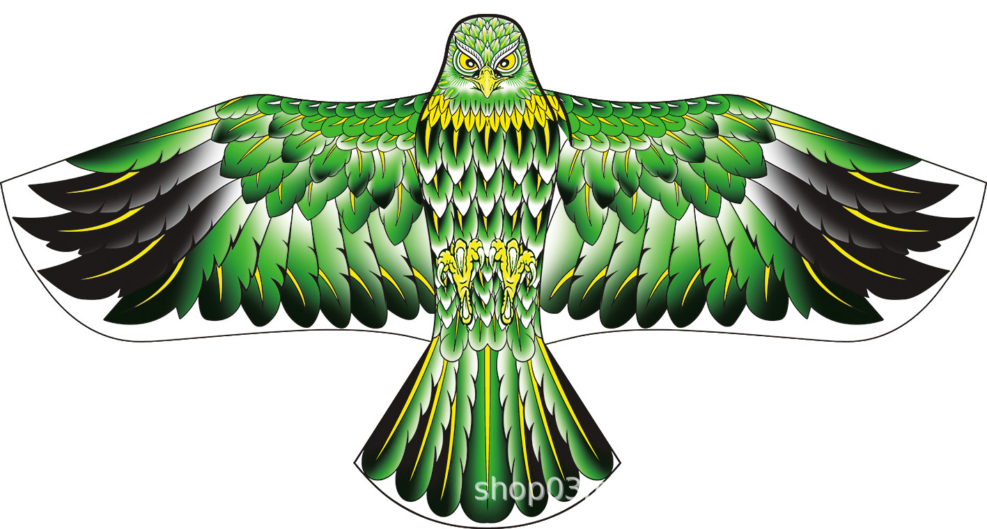 Weifang Eagle cometa al por mayor pastoral pájaros aterrorizadores de pájaros artefactos de la brisa fácil de volar niños dibujos animados adultos fabricantes de cometas