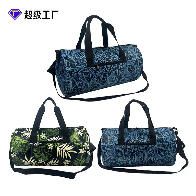 新款高级感运动健身包大容量通勤便携式行李包高颜值长圆筒旅行包