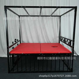 BDSM调教室大型道具刑床束缚床笼式大床牢笼吊缚架情趣成人用品