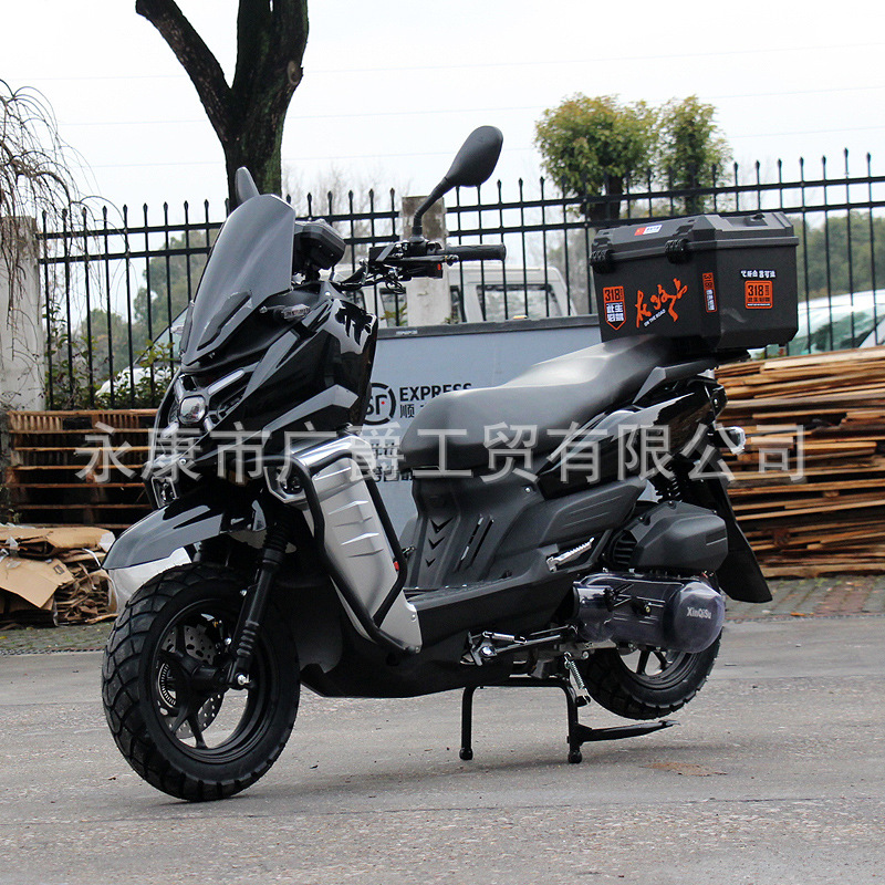 Cross-Border Export of the Fourth-Generation 150Cc Fuel-Powered Scooter, Two-Wheeled Adult Dual-Seater Moped, Fuel-Efficient Motorcycle