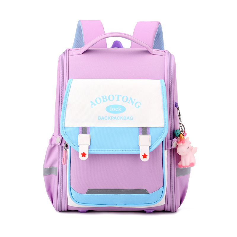 Natural Fish 2025 nuevas mochilas escolares para niños y estudiantes de grado 1-3 versión coreana de gran capacidad para reducir la carga y proteger la columna