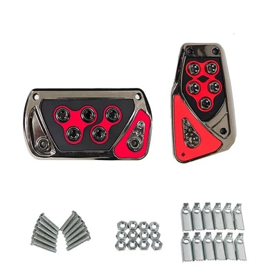 Car Accelerator Pedal Waterproof: Dekorativ pedal başlıqları - automaticred-car-pedal