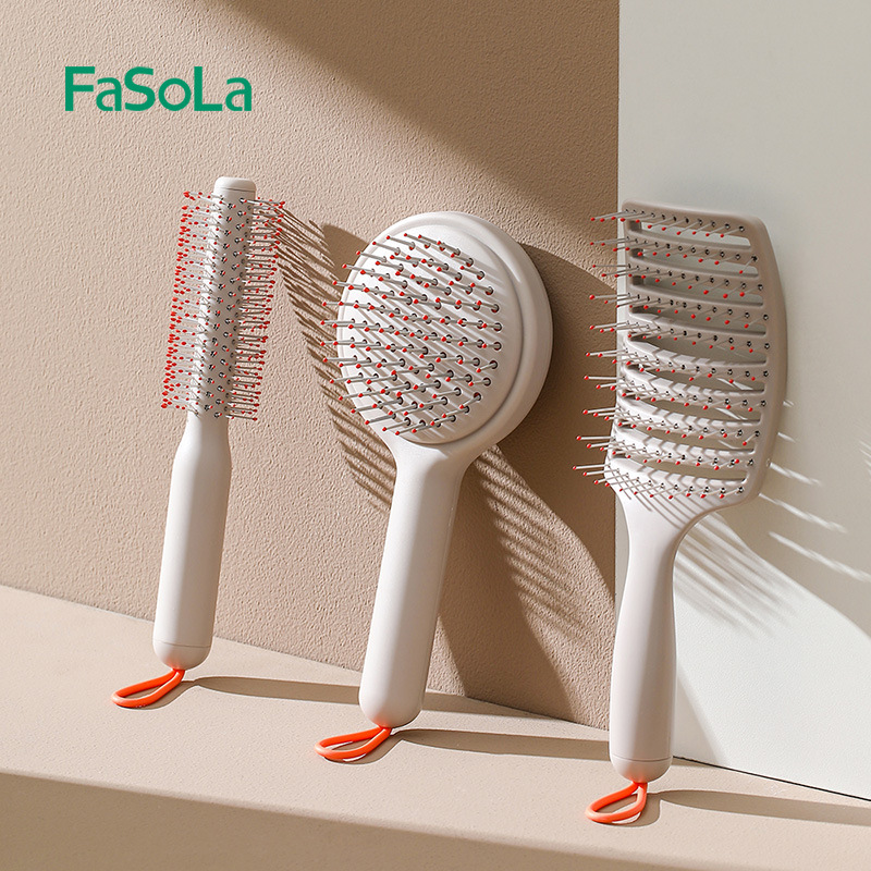 FASOLA Pork Ribs Comb Ms. Special Hair Massage Style Moist