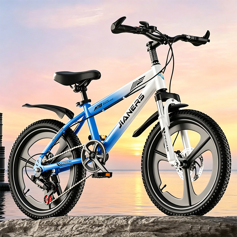 Nuevas bicicletas de 6 - 17 años, niños y niñas, estudiantes de primaria, niños de edad media, niños de velocidad única, bicicleta de montaña adolescente, rodillo de bicicleta image 16
