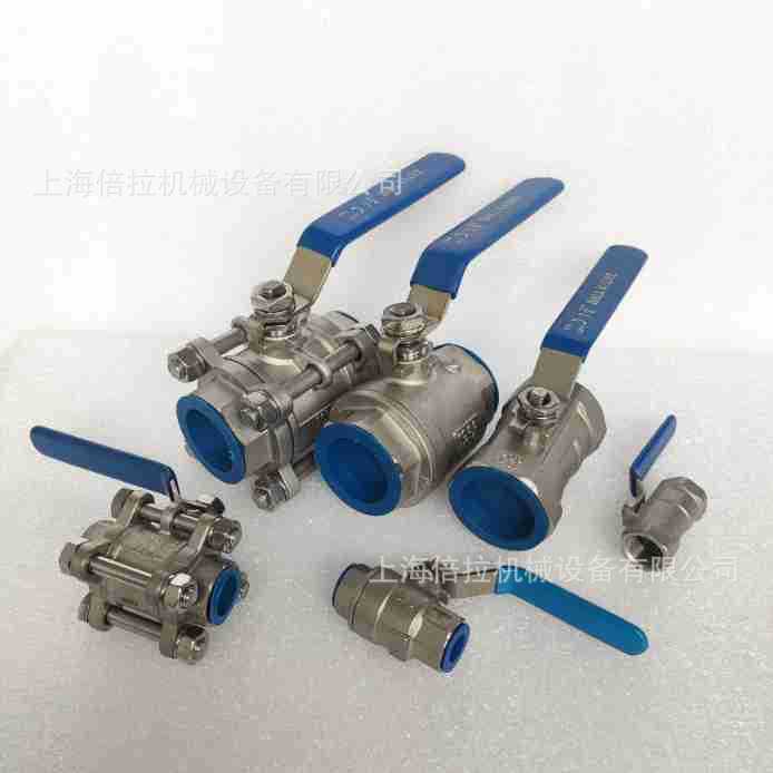 TENHEFLOW两片式不锈钢丝口球阀自来水阀门开关闸阀B214 11/4