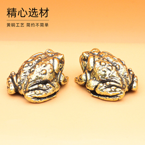 Year of the Rabbit, golden toad, rich man in the world, creative ins style landscape ornaments, living room ornaments wholesale
