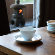 潮州功夫茶杯30ml中式陶瓷品茗杯家用茶室小茶杯白瓷小杯子喝茶器
