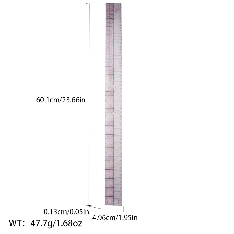 Regla de curva directa de fábrica Botón regla de arco regla de ropa regla de corte traje de regla de jaula de manga regla de tamaño colección