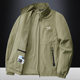 Custom JEEP SPIRIT2025 New Spring and Autumn Men's Casual Collar Jacket Loose plus size Top Army