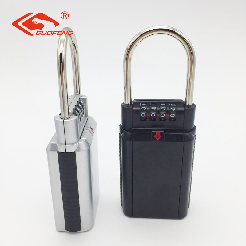 Decoración del hogar puerta de oficina cifrado candado mostrador caja de cerradura antirrobo caja de cerradura de aleación de zinc