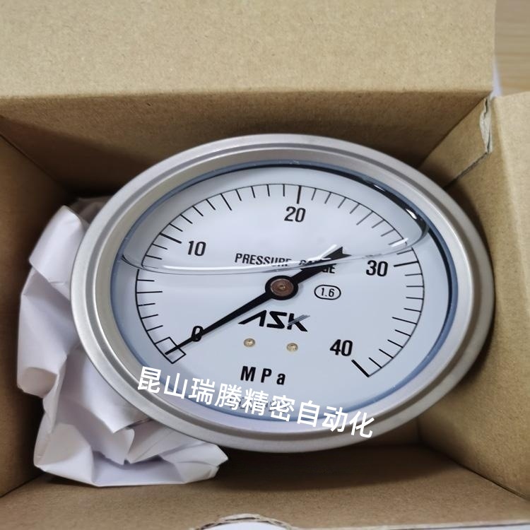 ASK压力表 OPG-DU-G3/8-75x40MPa