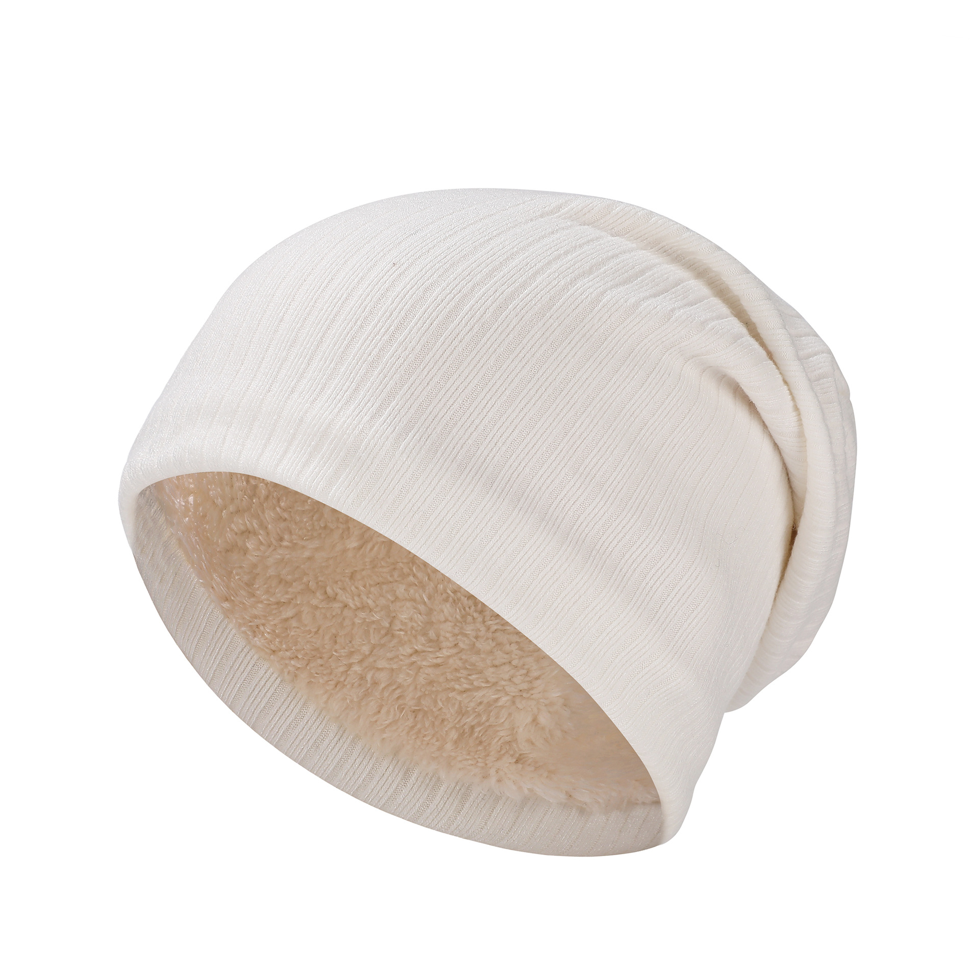 Herbst und Winter Neue Nische Vielseitige Kopfbedeckung Strickmütze Männer und Frauen Fleece Anti-chaotisch Haar Pullover Hut Explosion_voghion.com