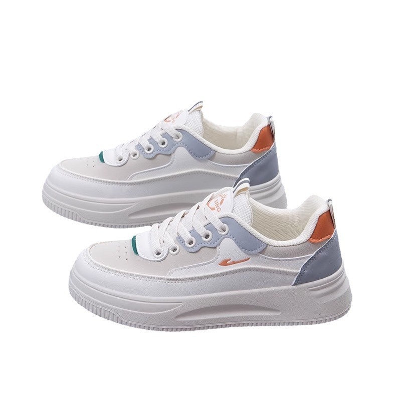 Primavera nuevos zapatos blancos con suela suave zapatos de mujer zapatos de skate con suela gruesa transpirable zapatos de primavera y otoño zapatos deportivos de estudiantes image 7