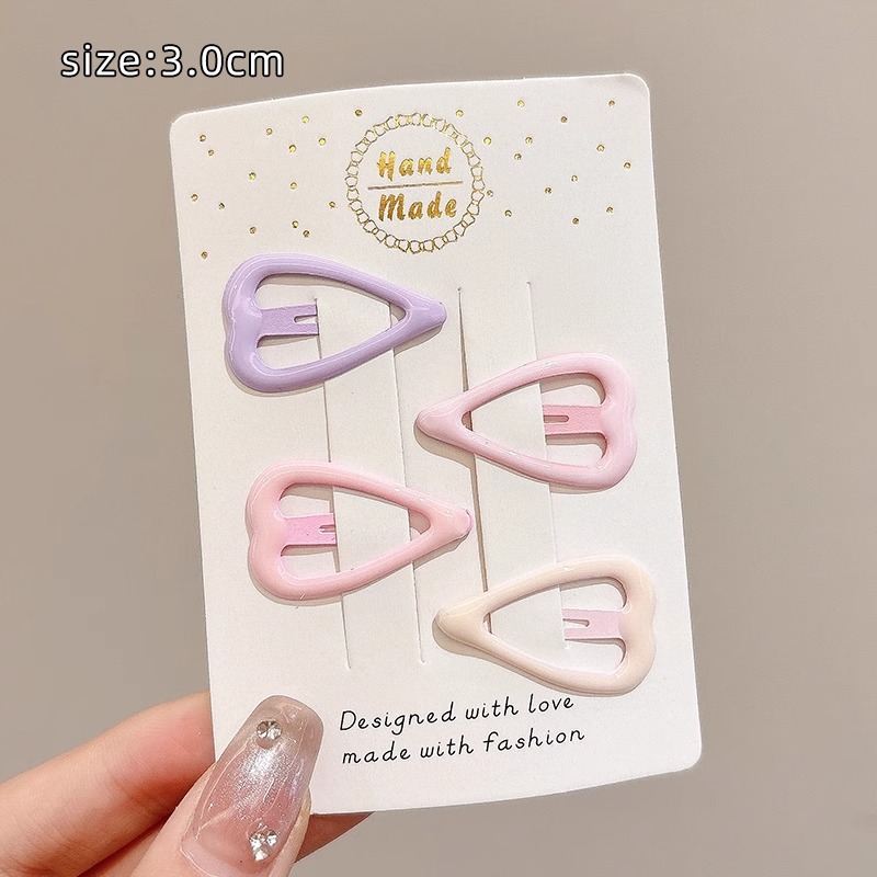 Gradiente estrella rosa clips lindos clips laterales clips frentes clips para el cabello clips para el cabello de niños clips para el cabello